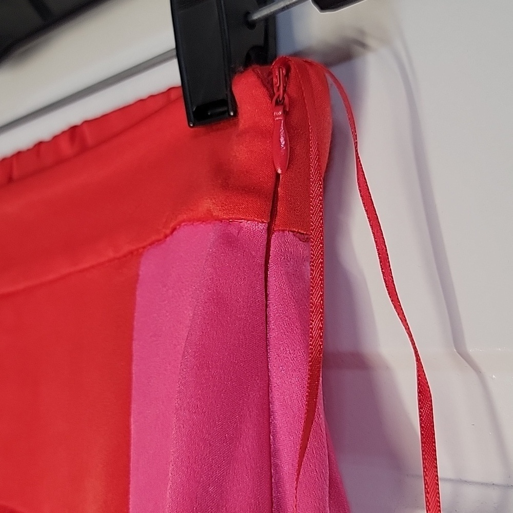 PETAL & PUP VIBRANT PINK & RED HI-LO SKIRT SZ XS - Picture 7 of 10